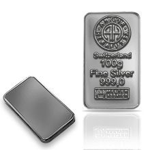 Náhled - Argor Heraeus SA 100 gram Ag - Investiční stříbrný slitek