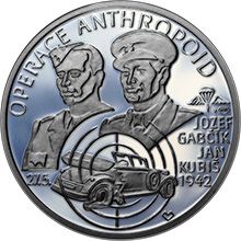 Operace Antropoid - silver Proof