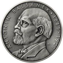 Antonín Balšánek - 150. výročí narození silver antique