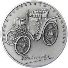 Gottlieb Daimler - 180. výročí narození silver antique