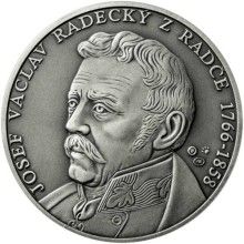 Jan Radecký z Radče - 250. výročí narození silver antique