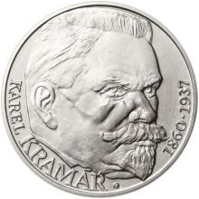 Karel Kramář - 75. výročí úmrtí Ag unc.