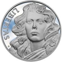 Svoboda, Rovnost, Bratrství II. - set tří stříbrných medailí Proof