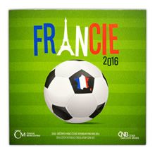 Náhled - Sada oběžných mincí Fotbal - Francie 2016