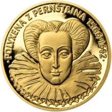 Polyxena z Pernštejna - 450. výročí narození zlato proof
