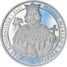 Korunovace Přemysla Otakara I. českým králem - stříbro Proof