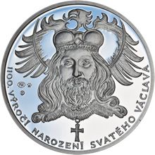 1100. výročí narození sv. Václava - silver 1Oz Proof