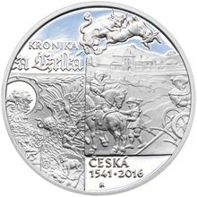 Kronika česká Václava Hájka z Libočan - 475. výročí silver proof