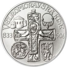 Velká Morava - 34mm silver unc.