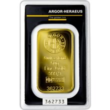 Argor Heraeus SA 50 grams - Investment gold bar