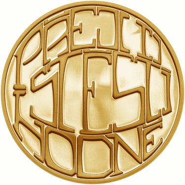Náhled Averzní strany - ŠTĚSTÍ – Ryzí přání II - velká zlatá medaile 1 Oz