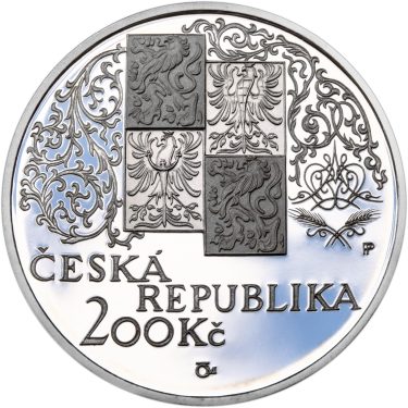 Náhled Reverzní strany - 200 Kč 2002 150. výročí narození Mikoláše Alše