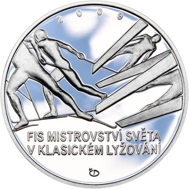 Náhled Averzní strany - 200 Kč Mistrovství světa v klasickém lyžování Proof