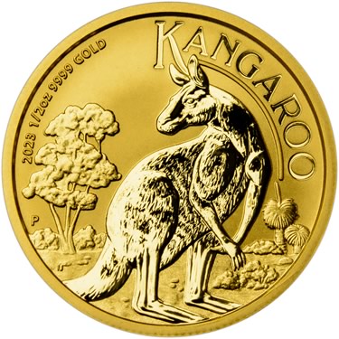 Náhled Reverzní strany - Nugget 1/2 Oz - Investiční zlatá mince