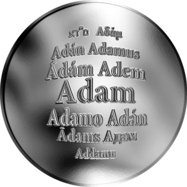 Náhled Averzní strany - Česká jména - Adam - stříbrná medaile