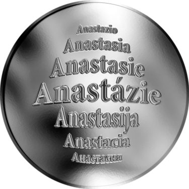 Náhled Averzní strany - Česká jména - Anastázie - stříbrná medaile