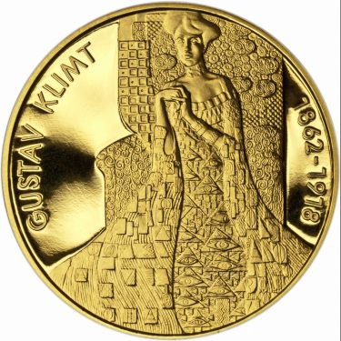 Náhled Averzní strany - Gustav Klimt - zlato Proof
