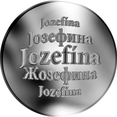 Náhled Averzní strany - Slovenská jména - Jozefína - velká stříbrná medaile 1 Oz