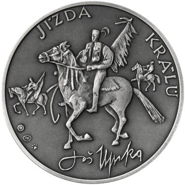 Náhled Reverzní strany - Joža Uprka - 75. výročí úmrtí stříbro patina
