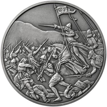 Náhled Reverzní strany - Adolf Liebscher - 160. výročí narození stříbro patina