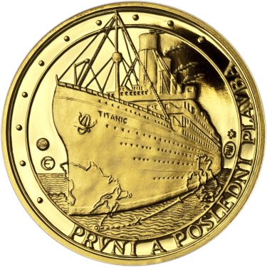 Náhled Reverzní strany - Titanik - 100. výročí potopení Au proof