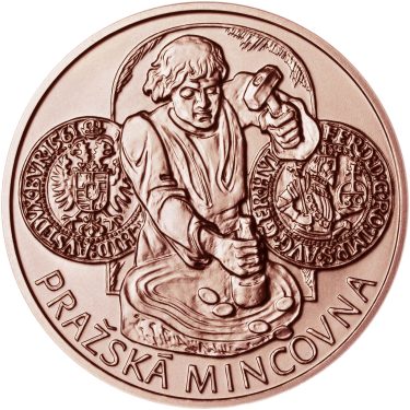 Náhled Averzní strany - Pražská mincovna - Měď 1 Oz b.k.