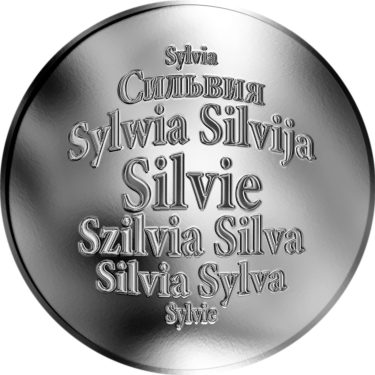 Náhled Averzní strany - Česká jména - Silvie - stříbrná medaile