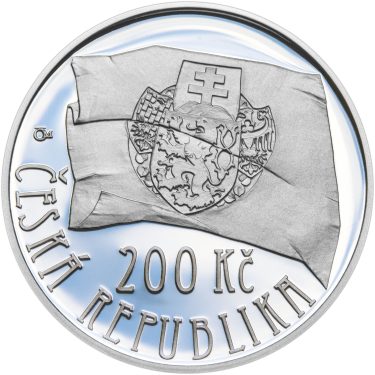 Náhled Reverzní strany - 200 Kč Založení československých legií